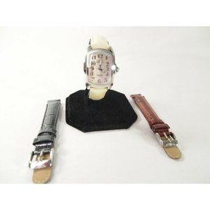 Invicta "Baby Lupah II" Wristwatch with Red, White & Black Straps Model No. 3666